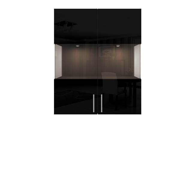 Витрина навесная, СВ-303 белый от компании «Фран мебель» – 1 фото