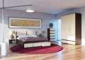 Спальня «Арт-Сити» (Карина) белый от компании «Фран мебель» – 1 фото