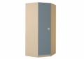 Шкаф угловой «Радуга» (Алиса) василек белый от компании «Фран мебель» – 1 фото