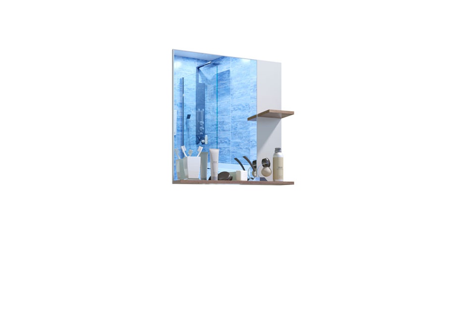 Зеркало для ванной, СВ-911 белый от компании «Фран мебель» – 1 фото