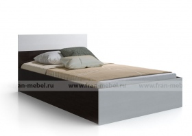 Кровать СВ-650/2 «Кесси» (Юнона) на 1200 венге/крем