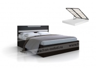 Кровать с ПМ СВ-651 «Кесси» (Юнона) венге/крем белый от компании «Фран мебель» – 3 фото