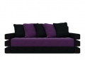 Диван «Венеция» (Турин) фиолетовый/черный белый от компании «Фран мебель» – 3 фото