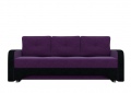 Диван «Ник-3» (Манхеттен) фиолетовый/черный белый от компании «Фран мебель» – 3 фото