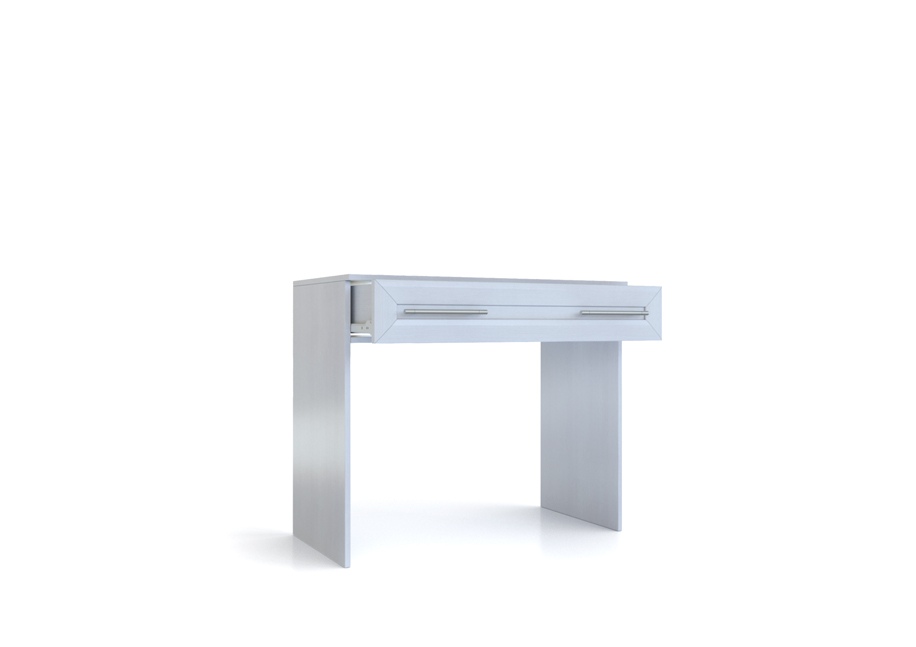 Туалетный столик СВ-414 «Эстель» (Прованс) вудлайн белый от компании «Фран мебель» – 2 фото