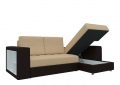 Диван угловой «Атлантис» (Комфорт) бежевый/коричневый белый от компании «Фран мебель» – 2 фото