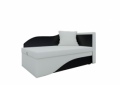 Кушетка «Грация» черно-белая белый от компании «Фран мебель» – 1 фото