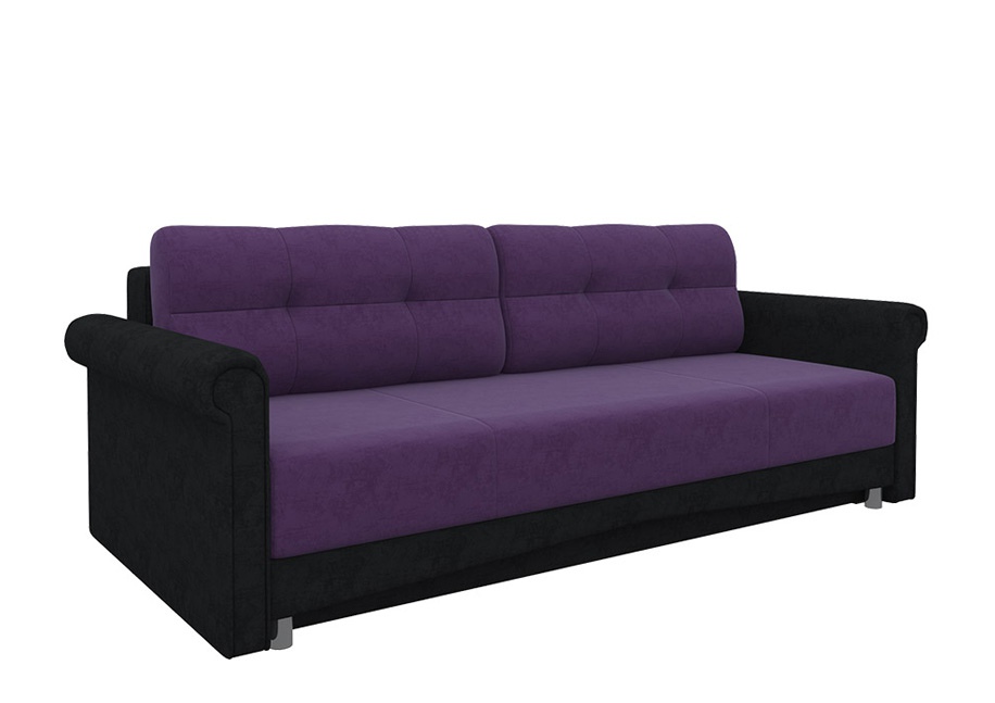 Диван «Европа» черно-фиолетовый белый от компании «Фран мебель» – 1 фото