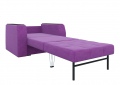 Кресло-кровать «Атланта» фиолетовый вельвет белый от компании «Фран мебель» – 3 фото