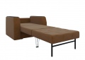 Кресло-кровать «Атланта» коричневый вельвет белый от компании «Фран мебель» – 3 фото