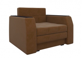 Кресло-кровать «Атланта» коричневый вельвет