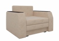 Кресло-кровать «Атланта» бежевый вельвет белый от компании «Фран мебель» – 1 фото