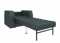 Кресло-кровать «Атланта» черная белый от компании «Фран мебель» – 3 фото