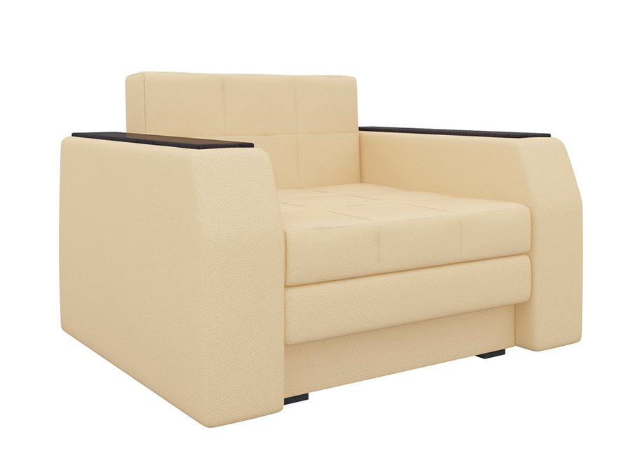 Кресло-кровать «Атланта» бежевая белый от компании «Фран мебель» – 1 фото