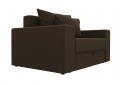 Кресло-кровать «Комфорт» коричневый вельвет белый от компании «Фран мебель» – 4 фото