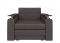 Кресло-кровать «Комфорт» коричневая белый от компании «Фран мебель» – 2 фото