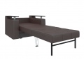 Кресло-кровать «Комфорт» коричневая белый от компании «Фран мебель» – 3 фото