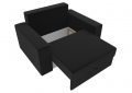 Кресло «Мэдисон» черный вельвет белый от компании «Фран мебель» – 5 фото