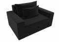 Кресло «Мэдисон» черный вельвет белый от компании «Фран мебель» – 1 фото