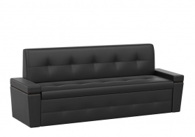 Кухонный диван «Деметра» черный