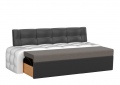 Кухонный диван «Люксор» бело-черный белый от компании «Фран мебель» – 2 фото