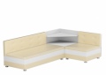 Кухонный диван «Милан» бежевый белый от компании «Фран мебель» – 1 фото