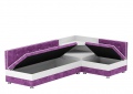 Кухонный диван «Милан» фиолетовый белый от компании «Фран мебель» – 2 фото