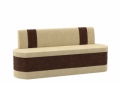 Кухонный диван «Токио» бежево-коричневый вельвет белый от компании «Фран мебель» – 1 фото