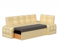 Кухонный диван «Угловой Люксор» бежевый белый от компании «Фран мебель» – 2 фото