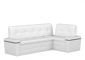 Кухонный угловой диван «Деметра» белый