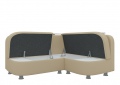 Кухонный угловой диван «Уют-2» бежевый белый от компании «Фран мебель» – 2 фото