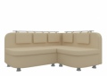 Кухонный угловой диван «Уют-2» бежевый белый от компании «Фран мебель» – 1 фото