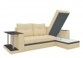 Угловой диван «Атланта М» бежевый белый от компании «Фран мебель» – 3 фото