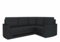 Угловой диван «Белла» черный белый от компании «Фран мебель» – 1 фото