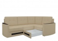 Угловой диван «Белла» бежевый белый от компании «Фран мебель» – 3 фото