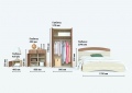 Спальня «Болеро» (Марта) белый от компании «Фран мебель» – 3 фото