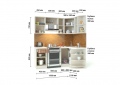 Кухня «Барбара 7» (Бела) зебрано/капучино белый от компании «Фран мебель» – 3 фото