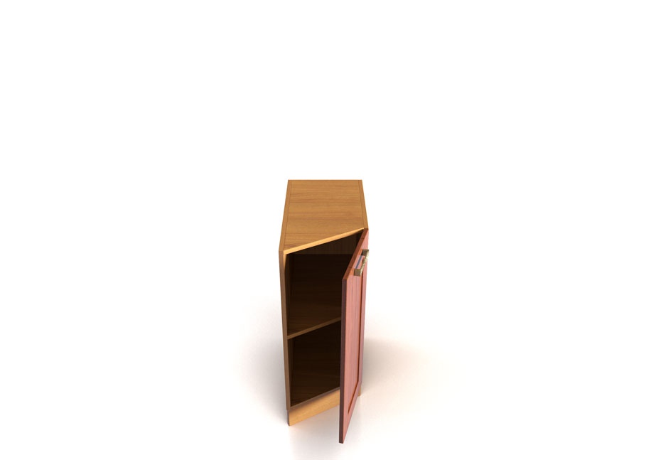 Стол торцевой, СТФ-30/82 «Катрин Шейкер» черешня белый от компании «Фран мебель» – 1 фото