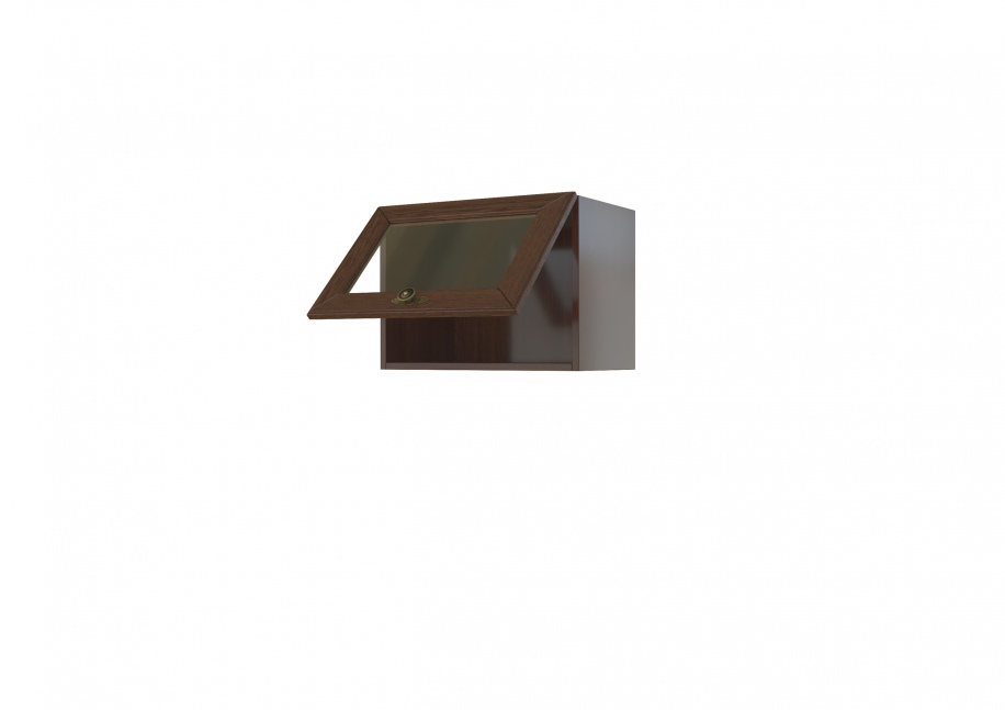 Витрина, ГМ-50/36 «Юлия» дуб мореный белый от компании «Фран мебель» – 1 фото