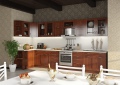 Кухонная система «Катрин Шейкер» черешня белый от компании «Фран мебель» – 2 фото