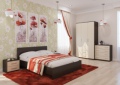 Спальня «Румба» венге/венге светлый белый от компании «Фран мебель» – 1 фото