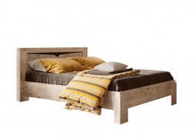 Кровать на 1600 «Соренто» дуб бонифаций