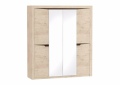 Шкаф 4х-дверный «Соренто» дуб бонифаций белый от компании «Фран мебель» – 1 фото