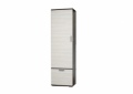 Шкаф платяной на 600 ШП600 «Ника» венге/лоредо белый от компании «Фран мебель» – 1 фото