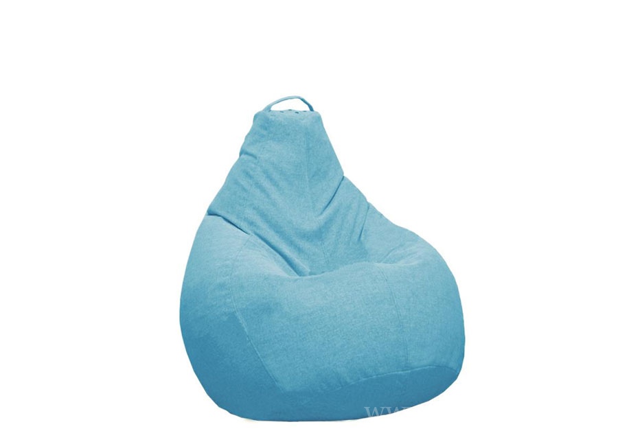 Кресло-мешок «Купер M» голубой белый от компании «Фран мебель» – 1 фото