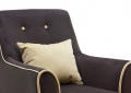 Кресло отдыха «Муссон» Velutto 24, Velutto 18 белый от компании «Фран мебель» – 4 фото