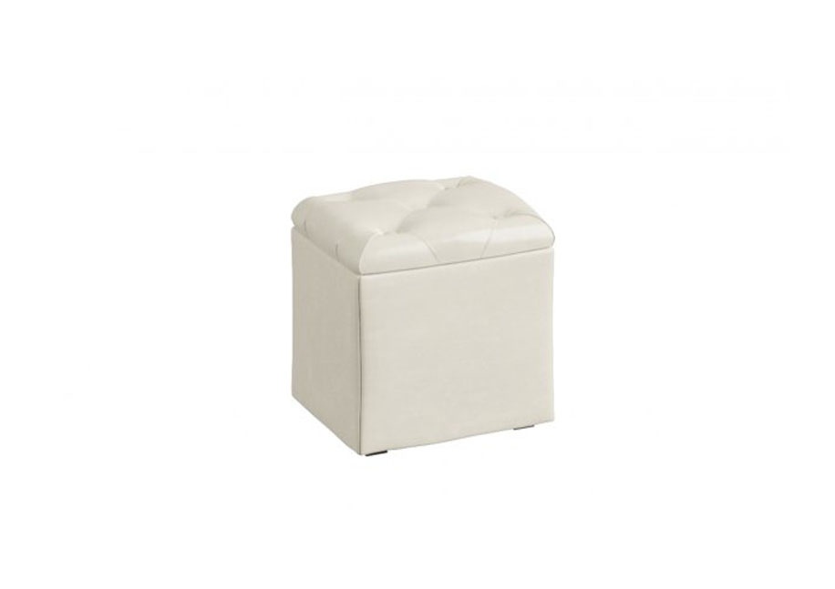 Пуф «Тип 4» белый от компании «Фран мебель» – 1 фото