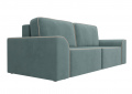 Прямой диван «Вилсон» (велюр/бирюза) белый от компании «Фран мебель» – 5 фото