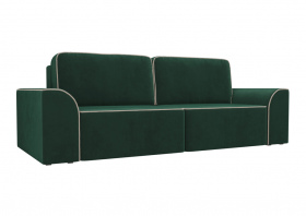 Прямой диван «Вилсон» (велюр/зеленый)