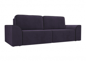 Прямой диван «Вилсон» (велюр/фиолетовый)